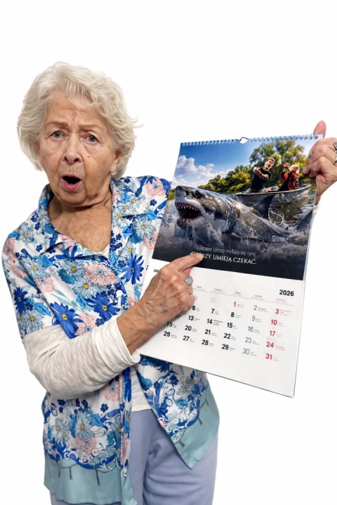 Kalendarz z Babcią Tosią 2026 13 kartkowy