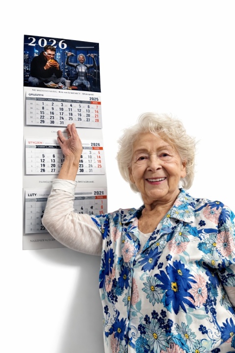 Kalendarz z Babcią Tosią 2026 trójdzielny